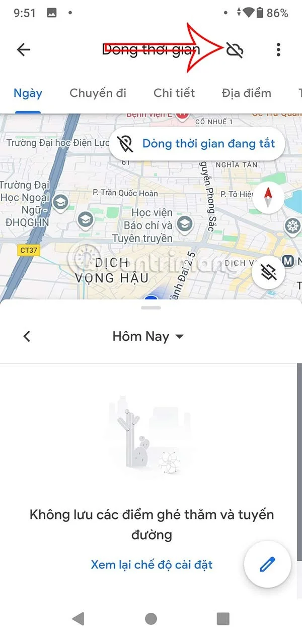 Een back-up maken van uw Google Maps-tijdlijn