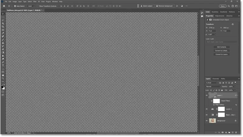 Hoe je een halftoonpatroon in Photoshop maakt