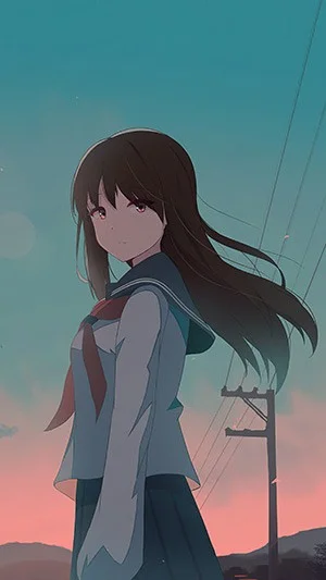 Anime-meisjesfoto's, Anime-meisjesfoto's van vele genres voor telefoons