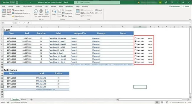 3 manieren om cellen of rijen in Excel te markeren