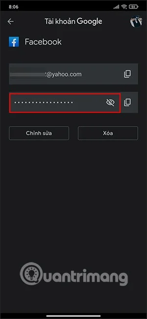 How to view Facebook password on phone, computer