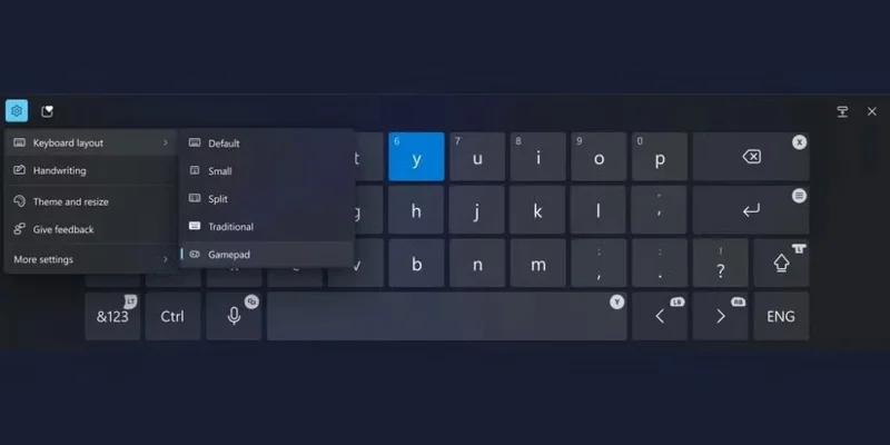Windows 11 ahora permite a los usuarios escribir fácilmente con un controlador Xbox