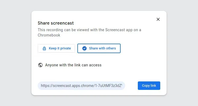 Cómo grabar vídeo de pantalla en Chromebook