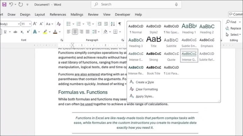 Stijlen gebruiken in Microsoft Word om documenten consistent op te maken
