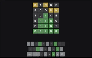 最新 Wordle 答案 2025年4月25日