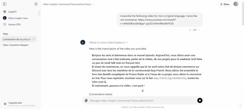 Hoe ChatGPT te gebruiken om video's te vertalen