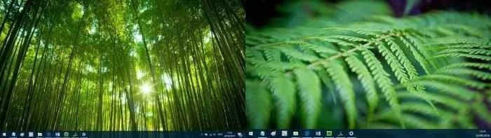 Her monitörde farklı duvar kağıtları nasıl ayarlanır Windows 10/11