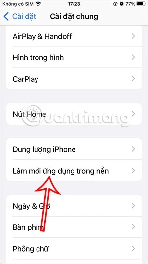 Bagaimana untuk mematikan muat semula aplikasi latar belakang pada iPhone