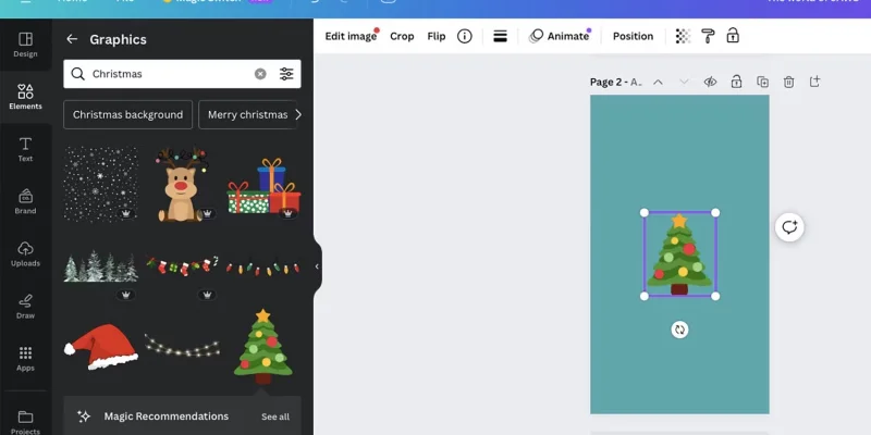 Cómo cambiar el color de un elemento en Canva