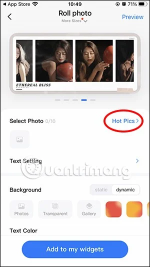 iPhone에서 움직이는 사진 위젯을 만드는 방법