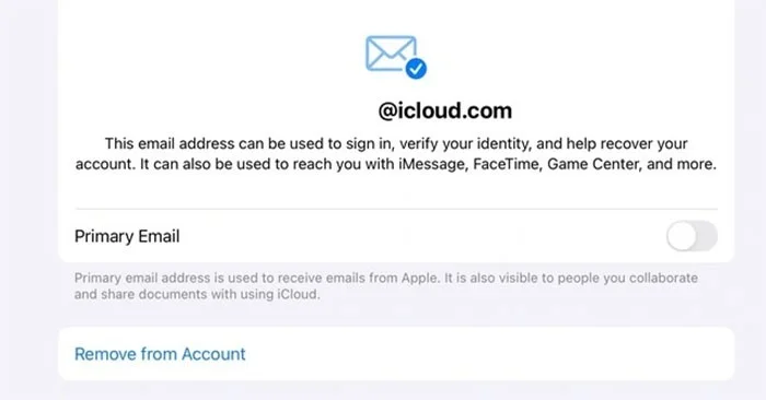 iCloudのメールアドレスを変更できるようになりました