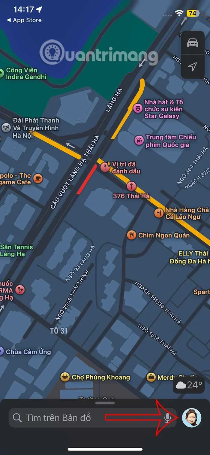 Instructions for downloading offline Apple Maps