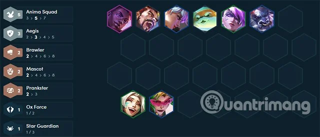 Bouw Super Beast DTCL seizoen 8, Super Beast-team seizoen 8 DTCL