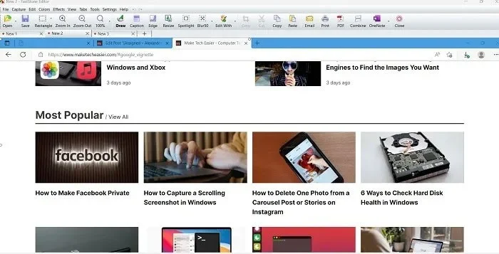 How to Take Scrolling, Long Screenshots in Windows