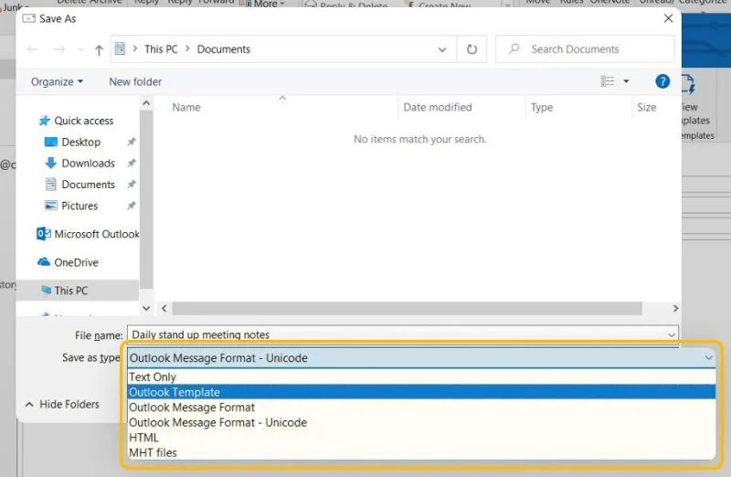 E-mailsjablonen maken en gebruiken in Outlook