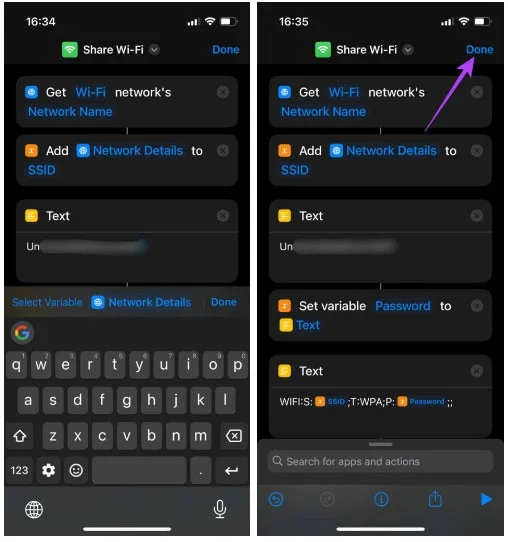 iPhone과 Android 간에 WiFi 비밀번호 공유