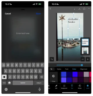 Las 7 mejores aplicaciones para insertar texto en fotos en tu teléfono, muchas fuentes y colores