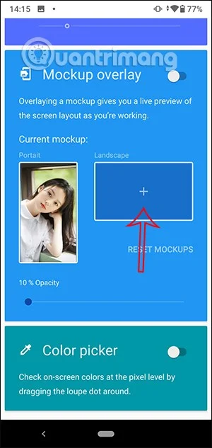 안드로이드 폰에 투명 배경화면을 설정하는 방법