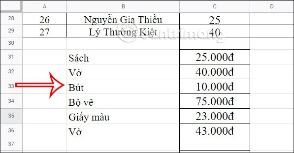 How to calculate percentage (%) in Google Sheets