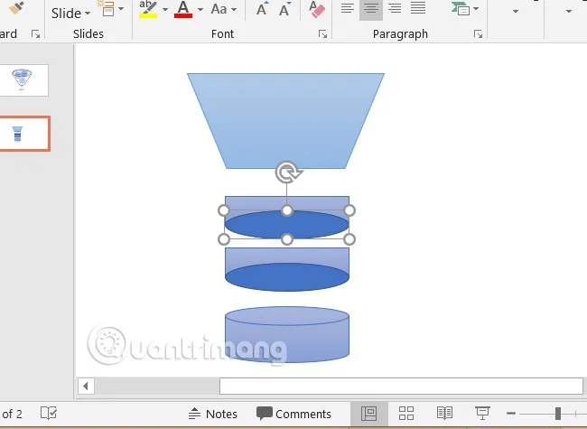 PowerPointでファネルチャートを作成する方法