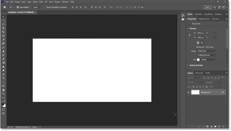 Hoe je snel een afbeelding in Photoshop kunt vervagen naar een achtergrondkleur met Live Gradients