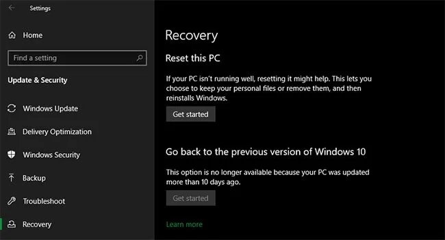 6 formas de restablecer una computadora Windows a su estado original