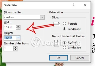PowerPoint slayt boyutu ve oranı nasıl ayarlanır