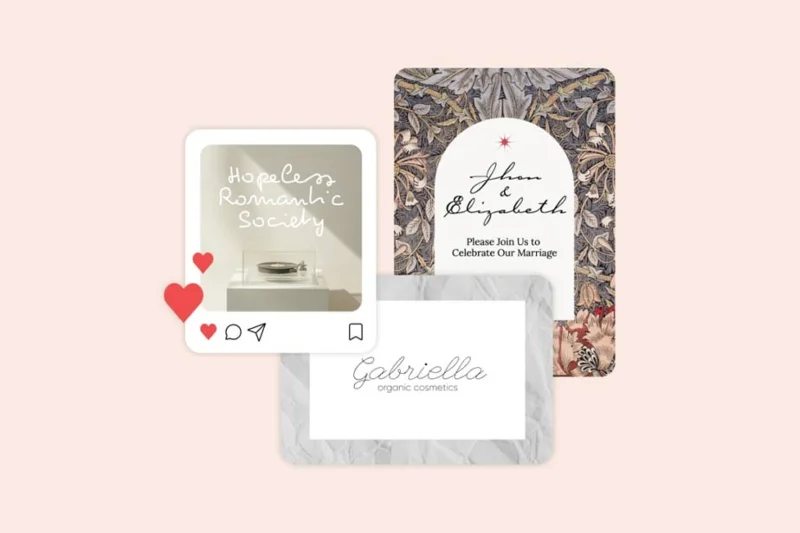 Hermosas fuentes de firma para resaltar su diseño