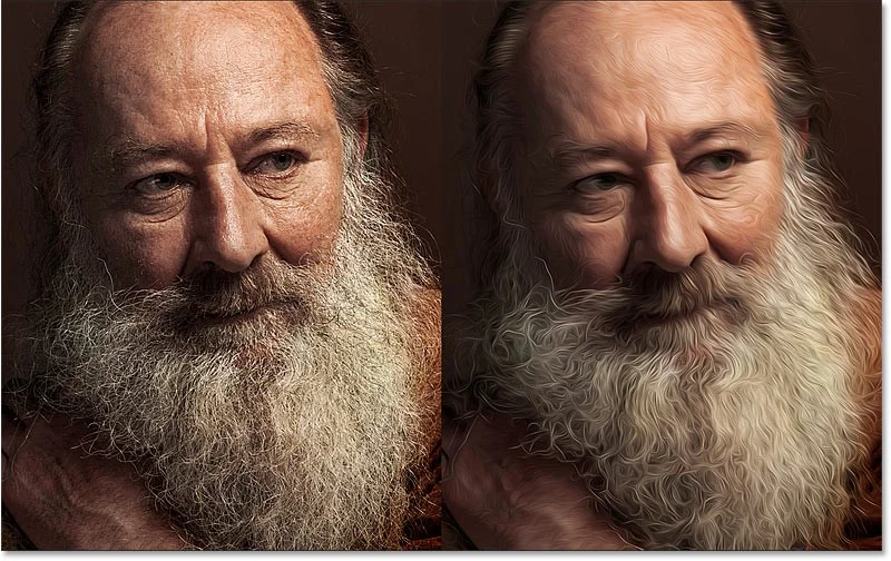 Hoe je het olieverffilter in Photoshop gebruikt om een ​​foto in een schilderij te veranderen