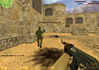 Perintah CS 1.1, kod Half Life pada komputer