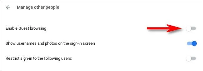 So deaktivieren Sie die Gastnutzung auf Chromebook