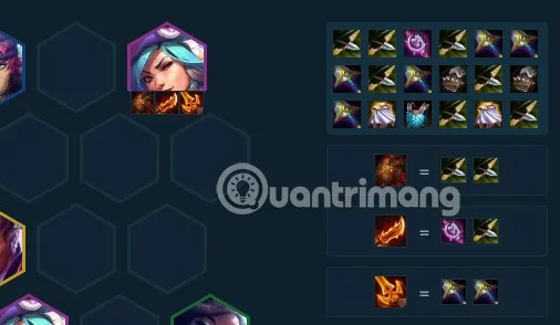 Standard Caitlyn DTCL season 10 equipment, build Caitlyn TFT season 10 squad