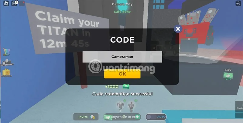 Último código de Toilet Conqueror y cómo introducirlo