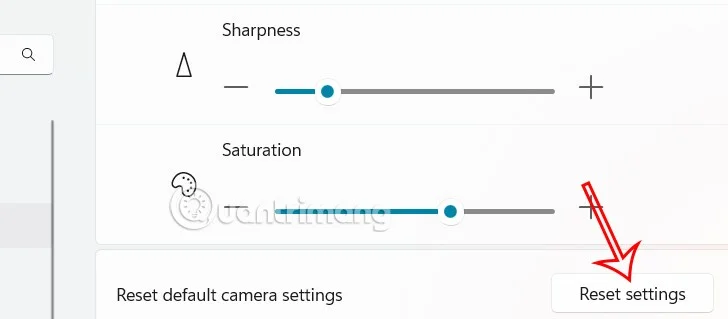 Windows 11 kamera ayarlarını sıfırlama talimatları