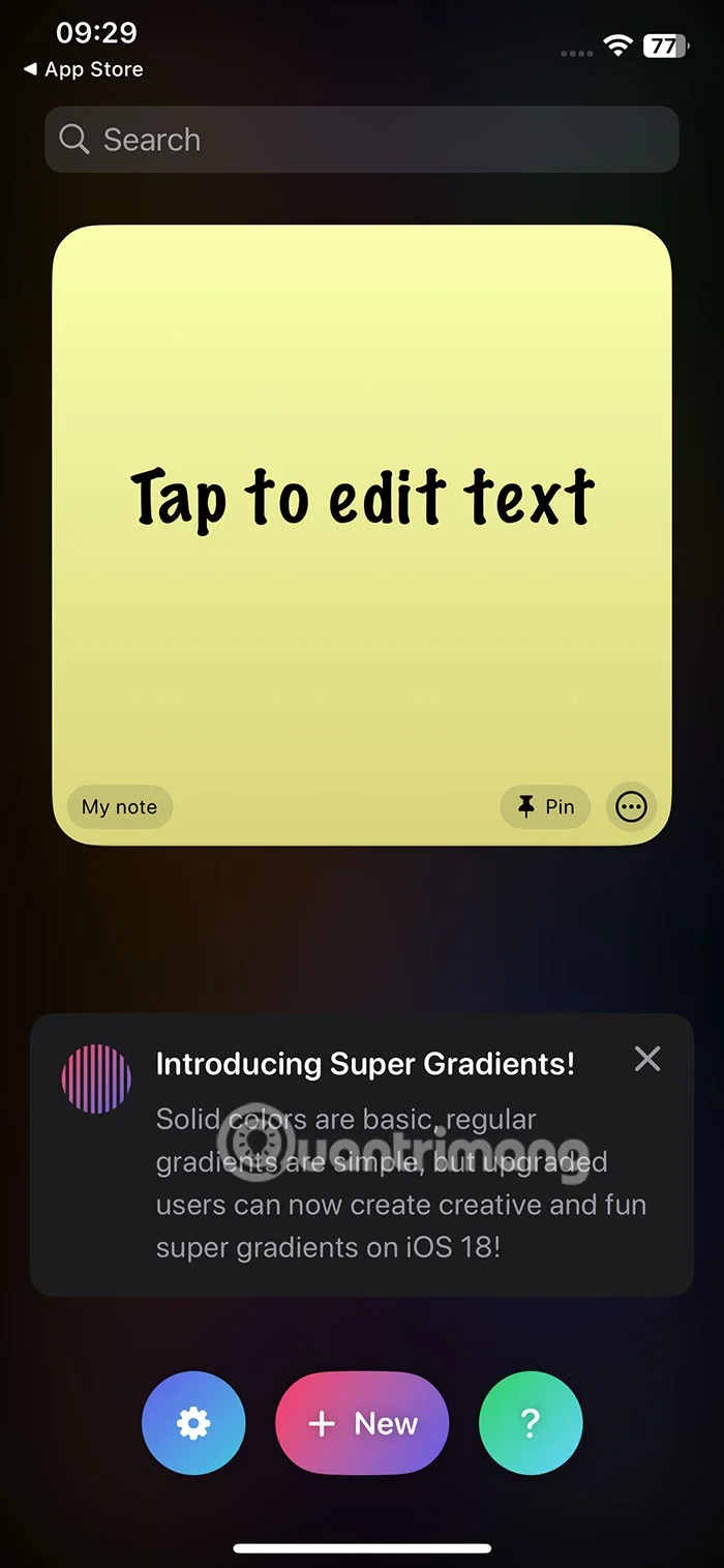 iPhone 홈 화면에 메모를 쓰는 방법