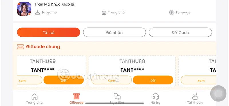 Kod Tran Ma Khuc terkini dan cara menebus kod