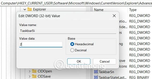 How to resize Windows 11 Taskbar
