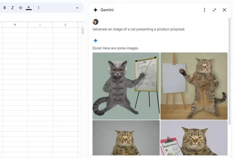 Is Gemini in Google Sheets zoals geadverteerd?