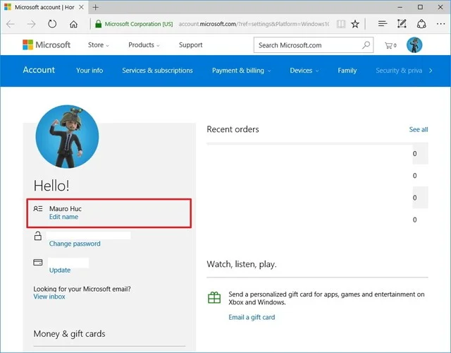 Windows 10でログイン名を変更する手順