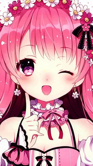 Anime-meisjesfoto's, Anime-meisjesfoto's van vele genres voor telefoons