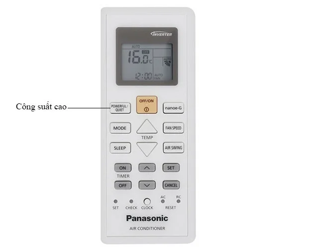 วิธีการใช้งานรีโมทแอร์ Panasonic