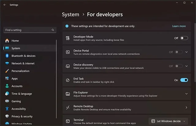 Windows 11 taskbar has a hidden End Task feature, here's how to enable it