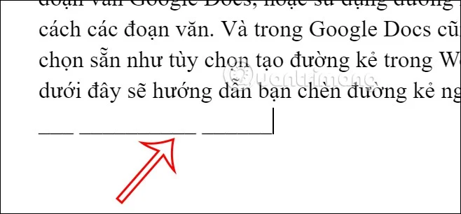 Instrucciones para insertar líneas horizontales y verticales en Google Docs