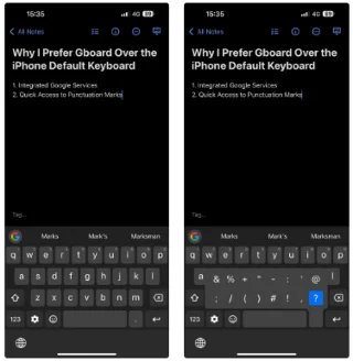 iPhone의 기본 키보드를 Gboard로 바꿔야 하는 이유는 무엇인가요?