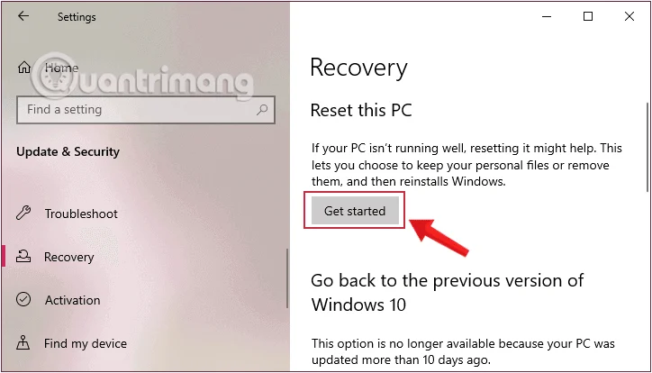 Some ways to fix Start Menu on Windows 10 stopped working