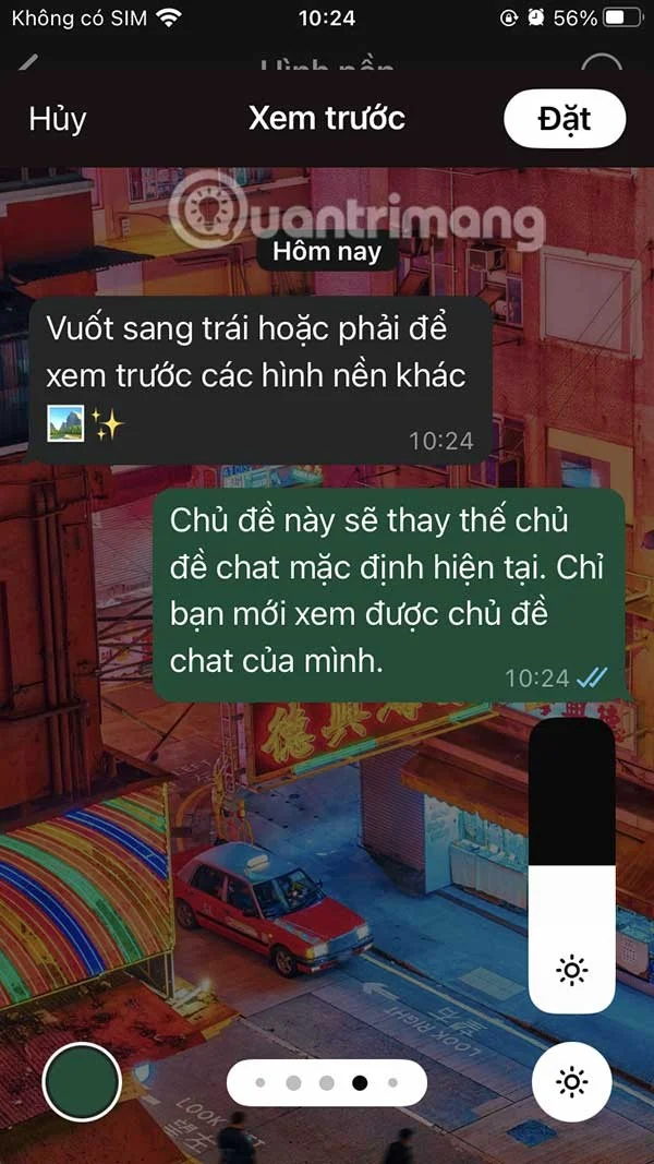 Instrucciones para configurar el fondo de pantalla del chat en WhatsApp