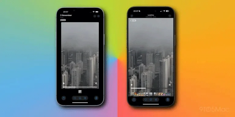 Summary of new updates for the Photos app since iOS 18