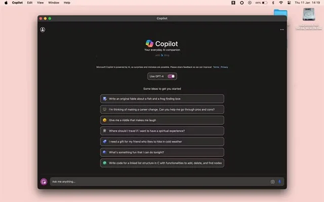 Cómo descargar y usar Microsoft Copilot en Mac