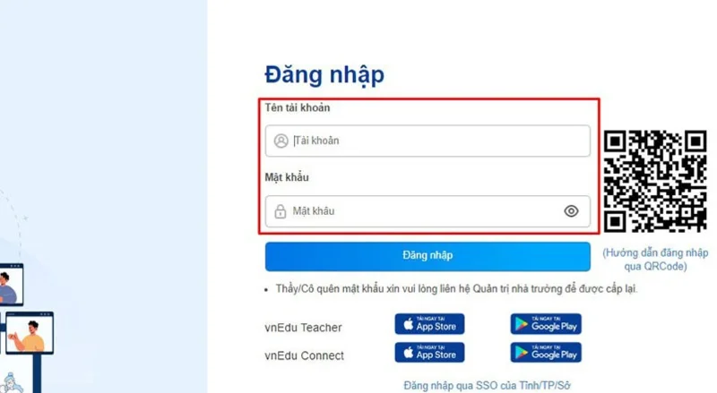 VnEdu'da öğrenci bilgilerini değiştirme talimatları