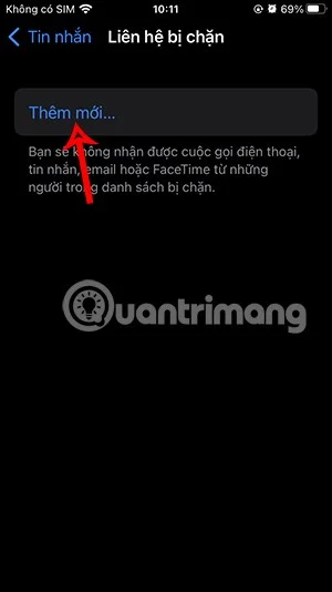 Instructies om telefoonnummers op de iPhone te blokkeren
